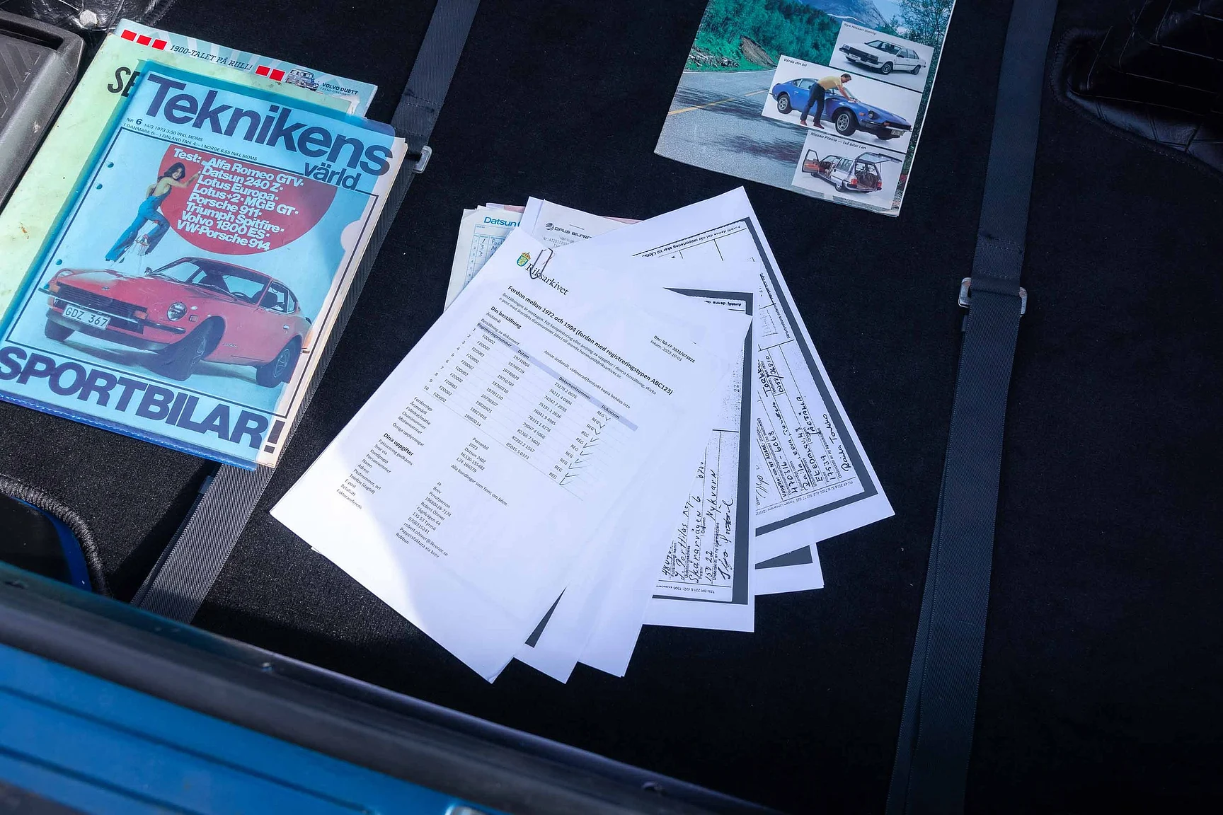 Dokumentation för 1973 Datsun 240Z Euro Spec (2)