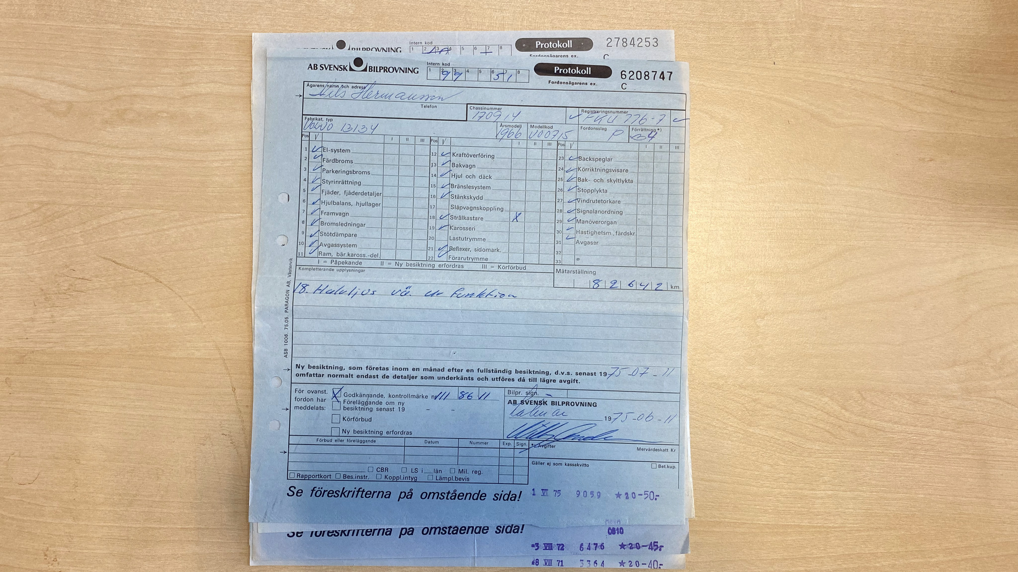 Documentation for 1966 Volvo Amazon (60)