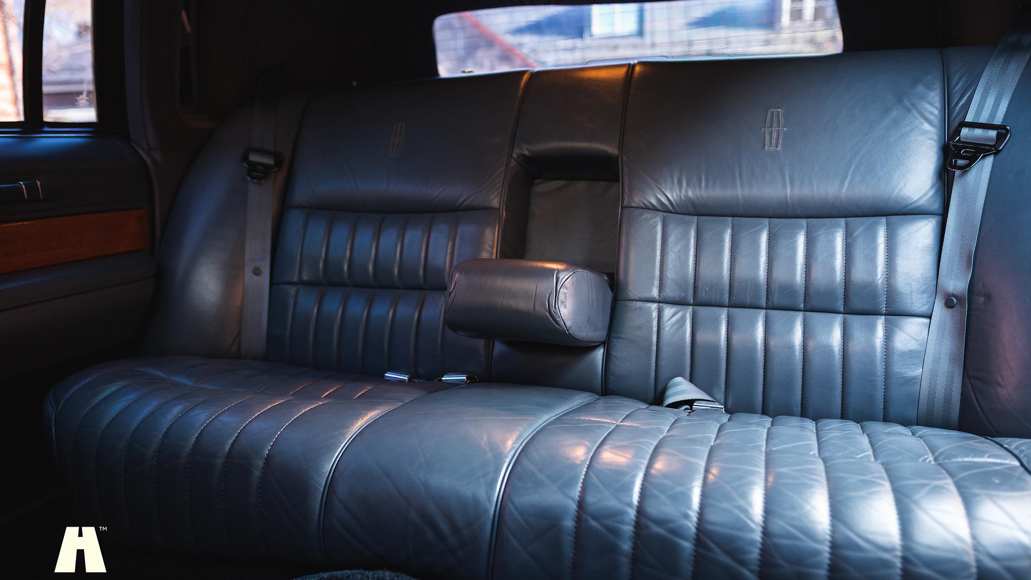 Interiörbild 1992 Lincoln Town Car Limousine 