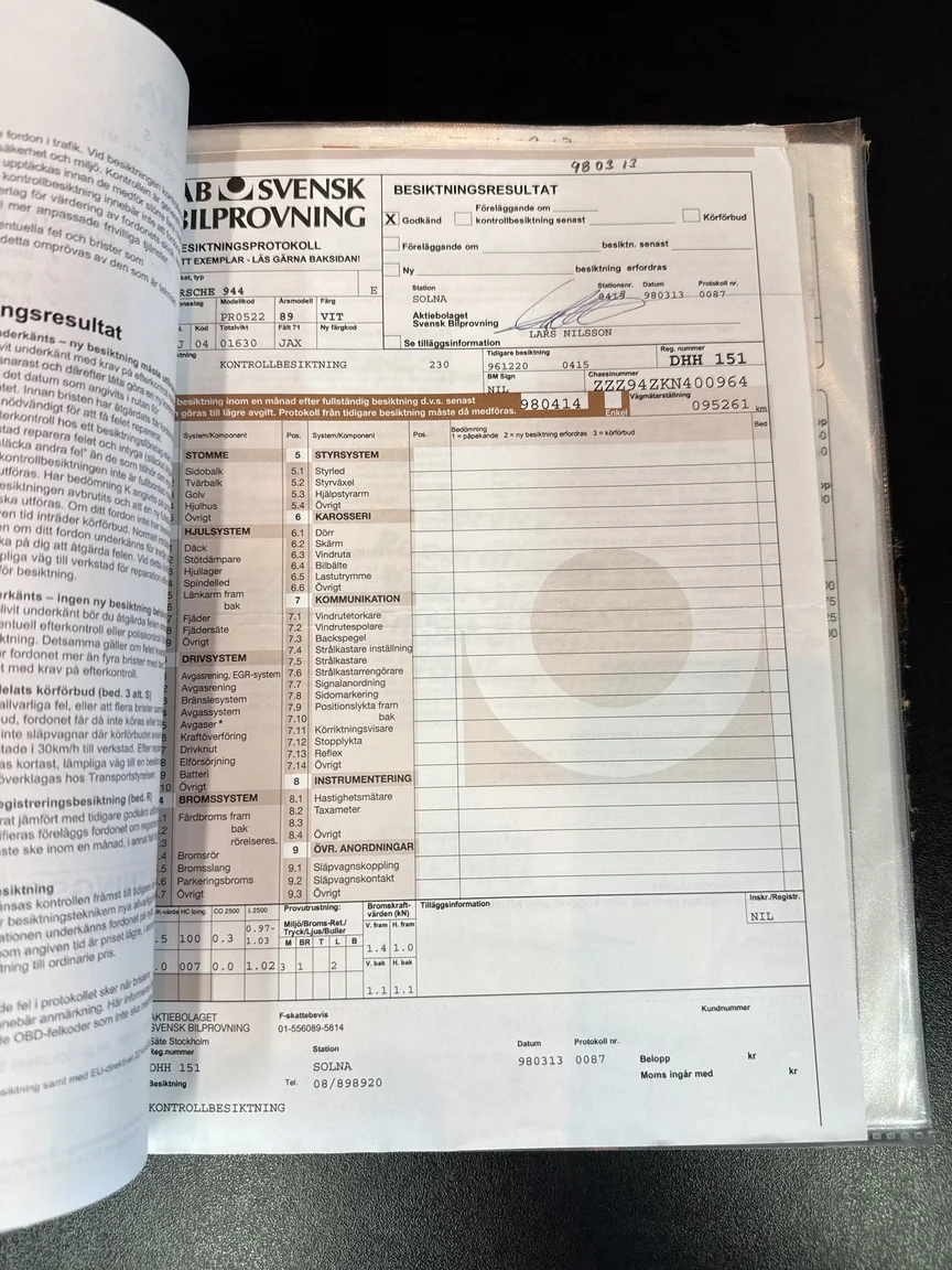 Dokumentation, 1989 Porsche 944 2.7 (8)