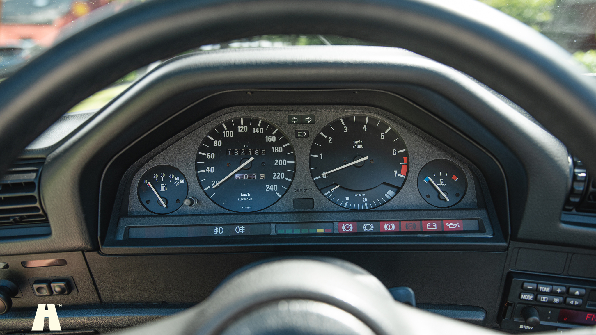 Interiörbild 1990 BMW 320i Cabrio