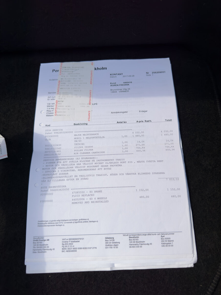 Dokumentation för 2004 Porsche 911 Carrera 4