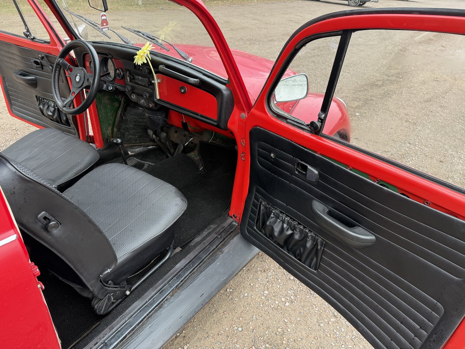 Interiörbild 1972 Volkswagen Beetle 1302 S