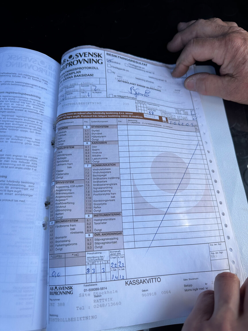 Documentation for 1976 Mercedes-Benz 450 SLC (6)