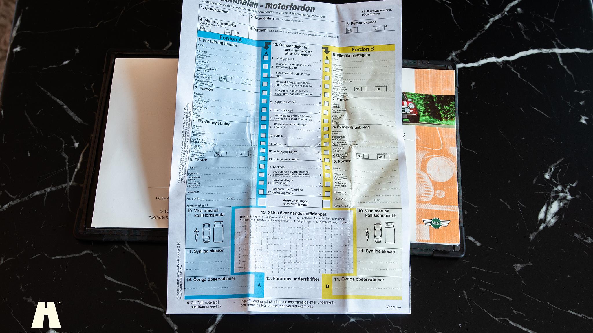 Documentation for 1998 Mini Cooper