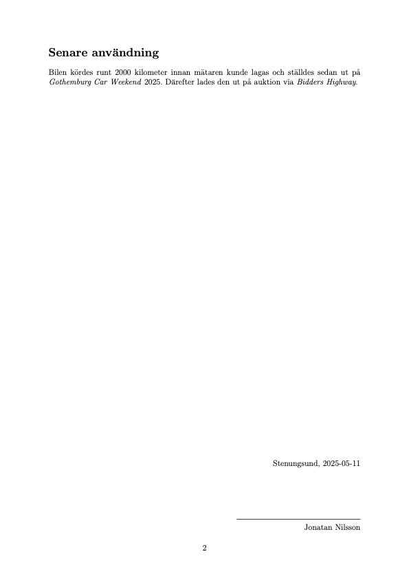 Documentation for 1985 Porsche 944 "NO RESERVE AUCTION"