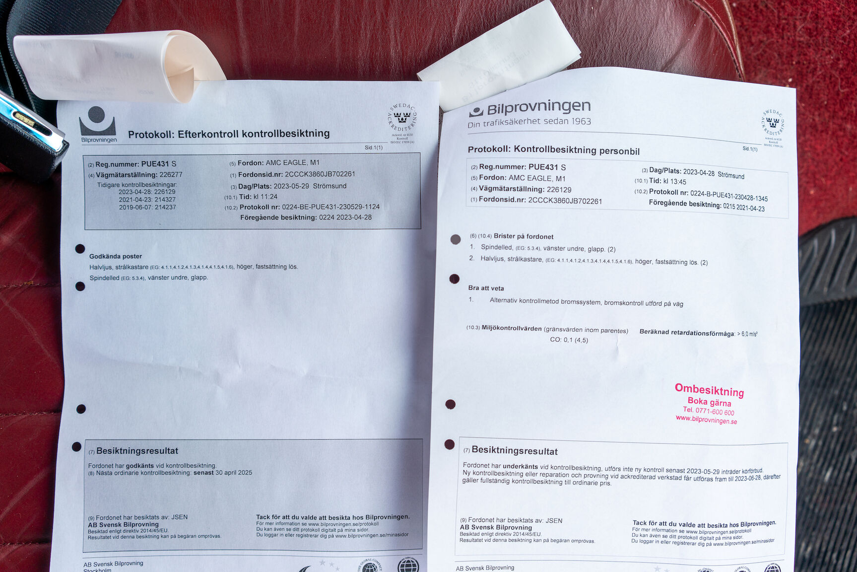 Documentation for 1988 Amc Eagle