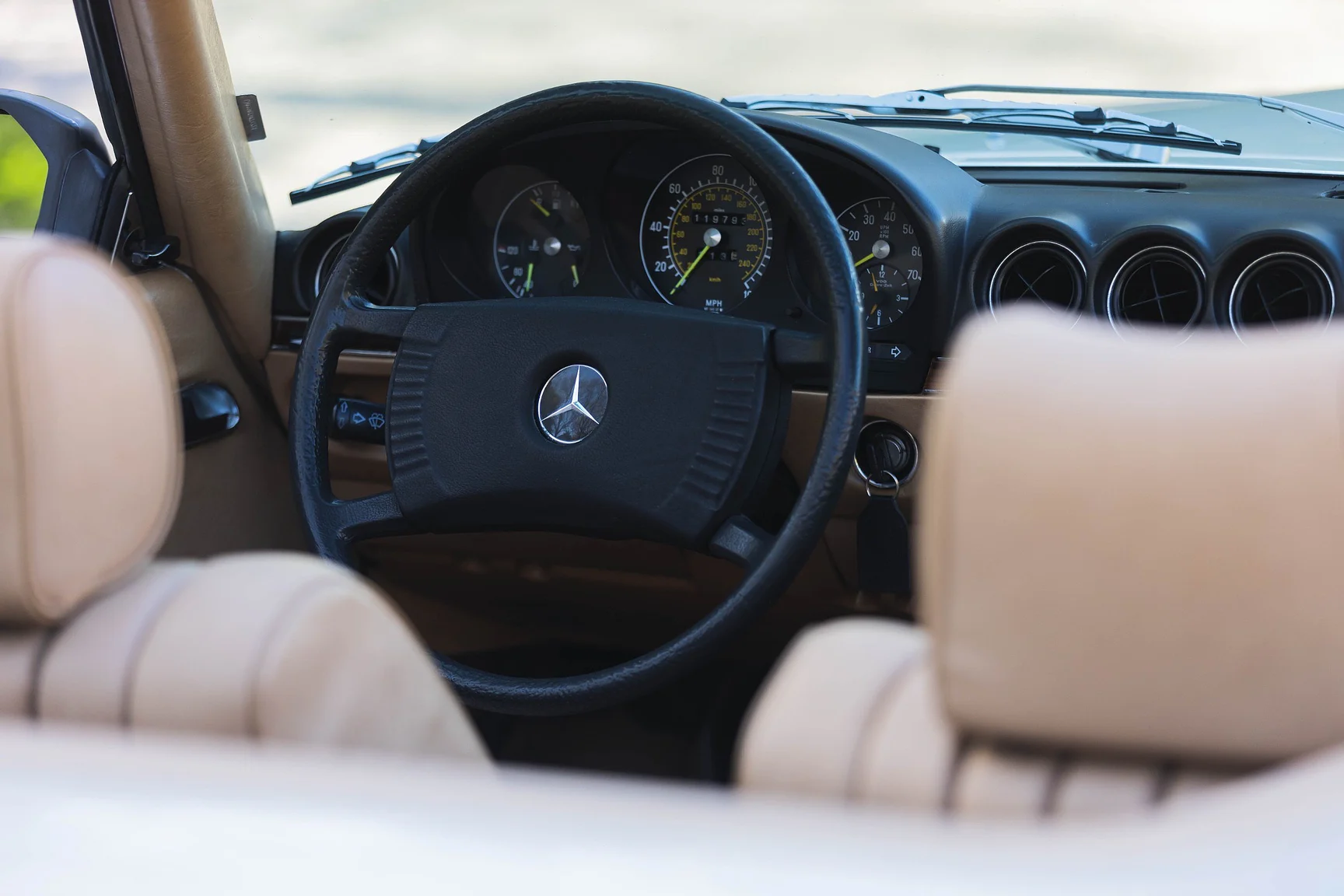 Interiörbild 1980 Mercedes-Benz 450 SL  (17)