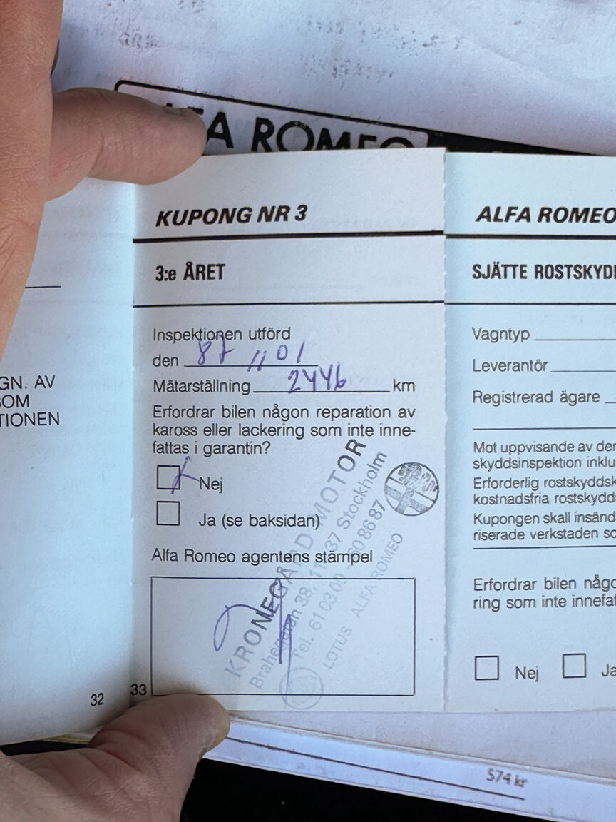 Dokumentation för 1985 Alfa Romeo GTV 6 2.5 (18)