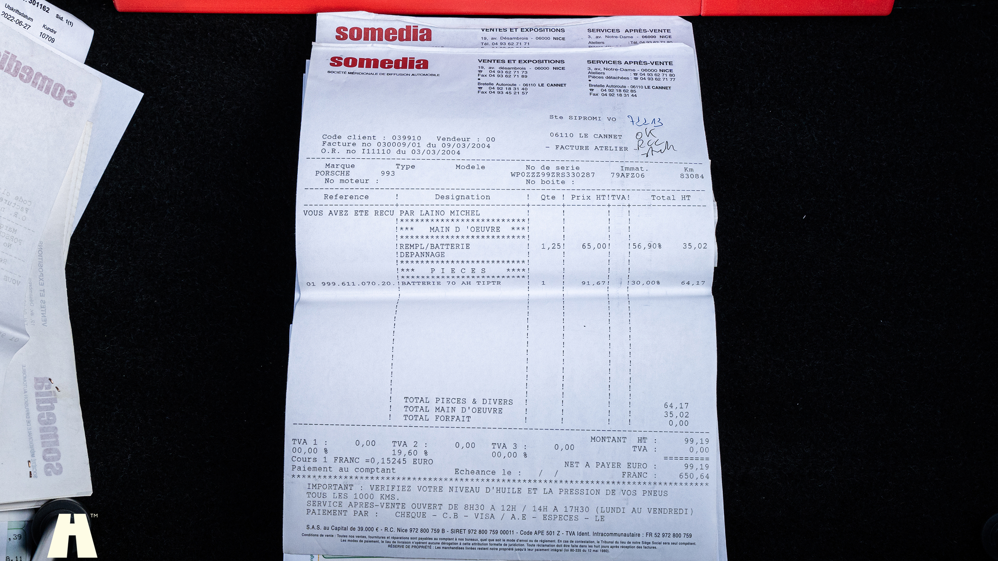 Dokumentation, 1994 Porsche 993 Cabriolet (37)
