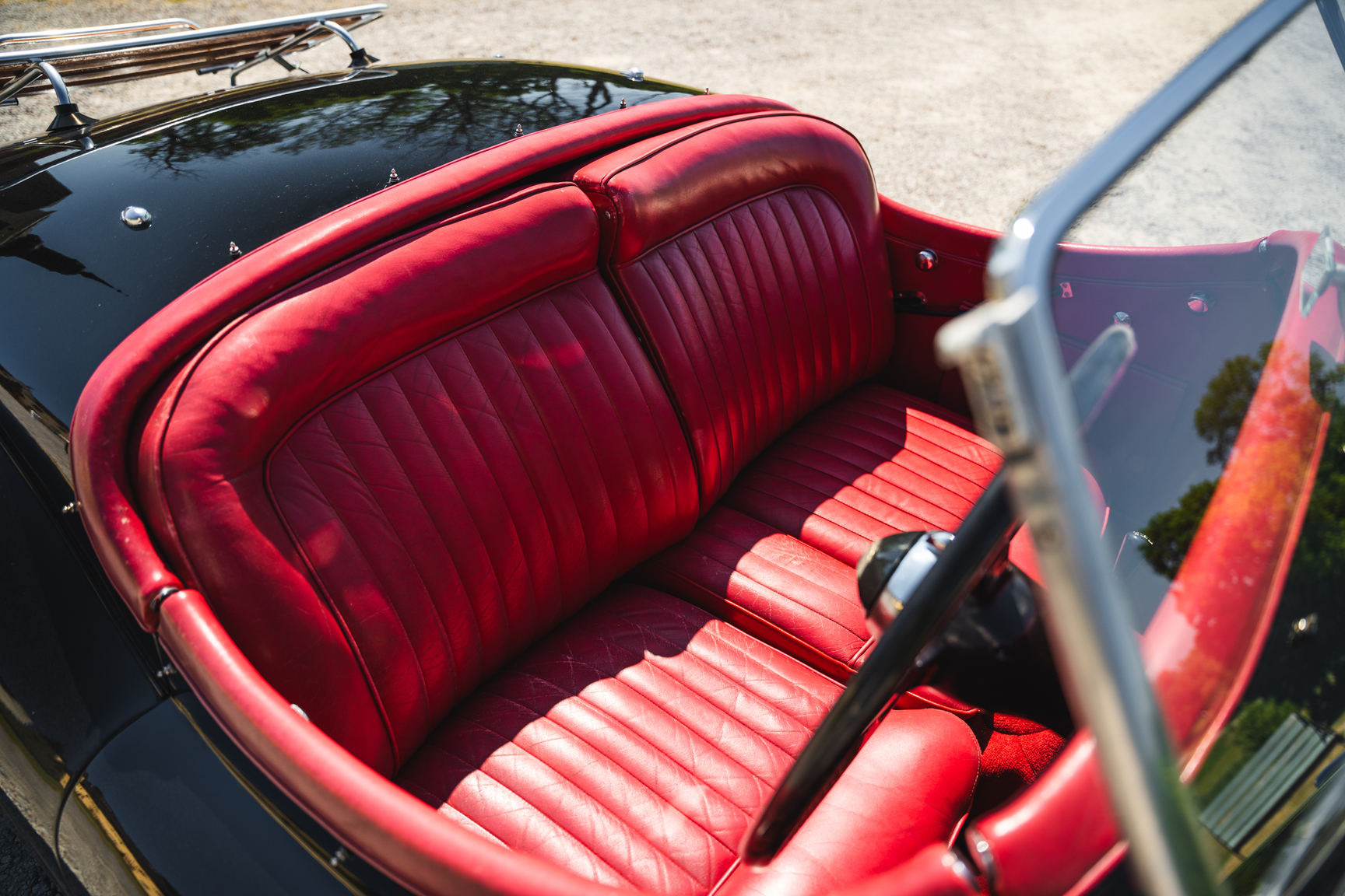 Interiörbild 1951 Jaguar XK 120