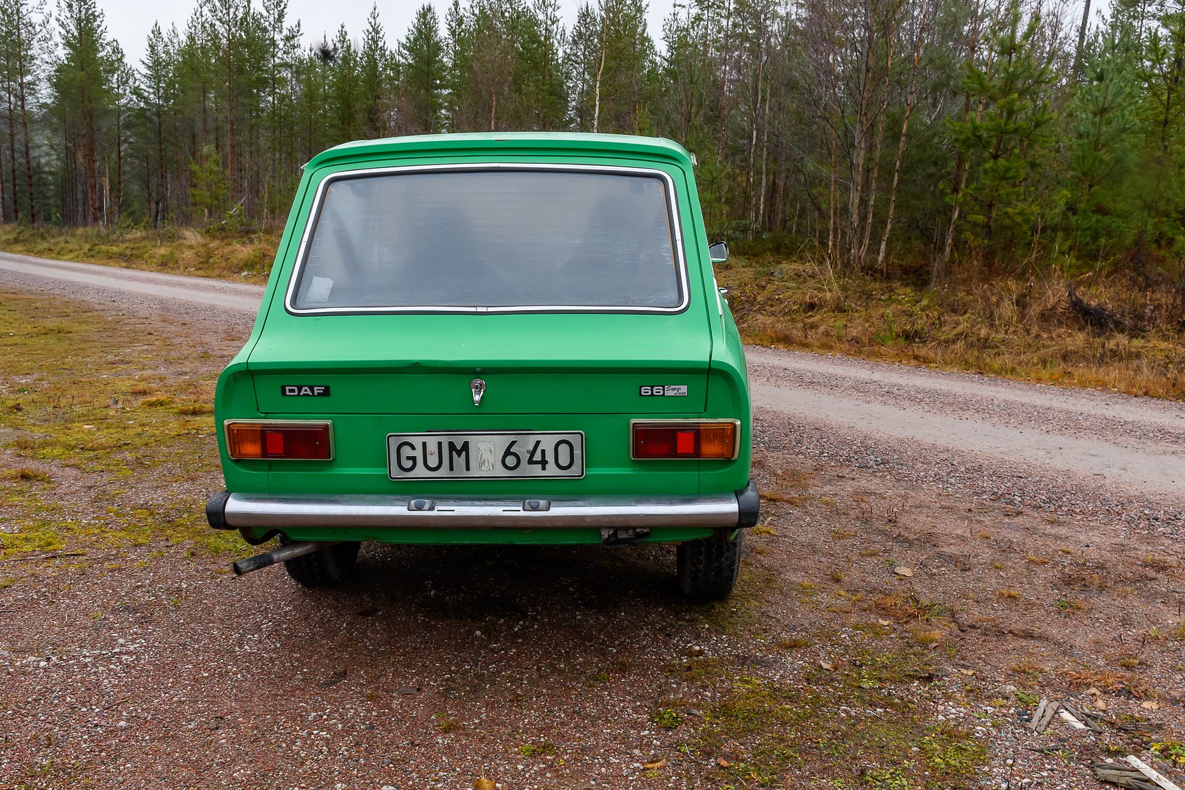 Exteriörbild på 1974 DAF 6633 - NO RESERVE