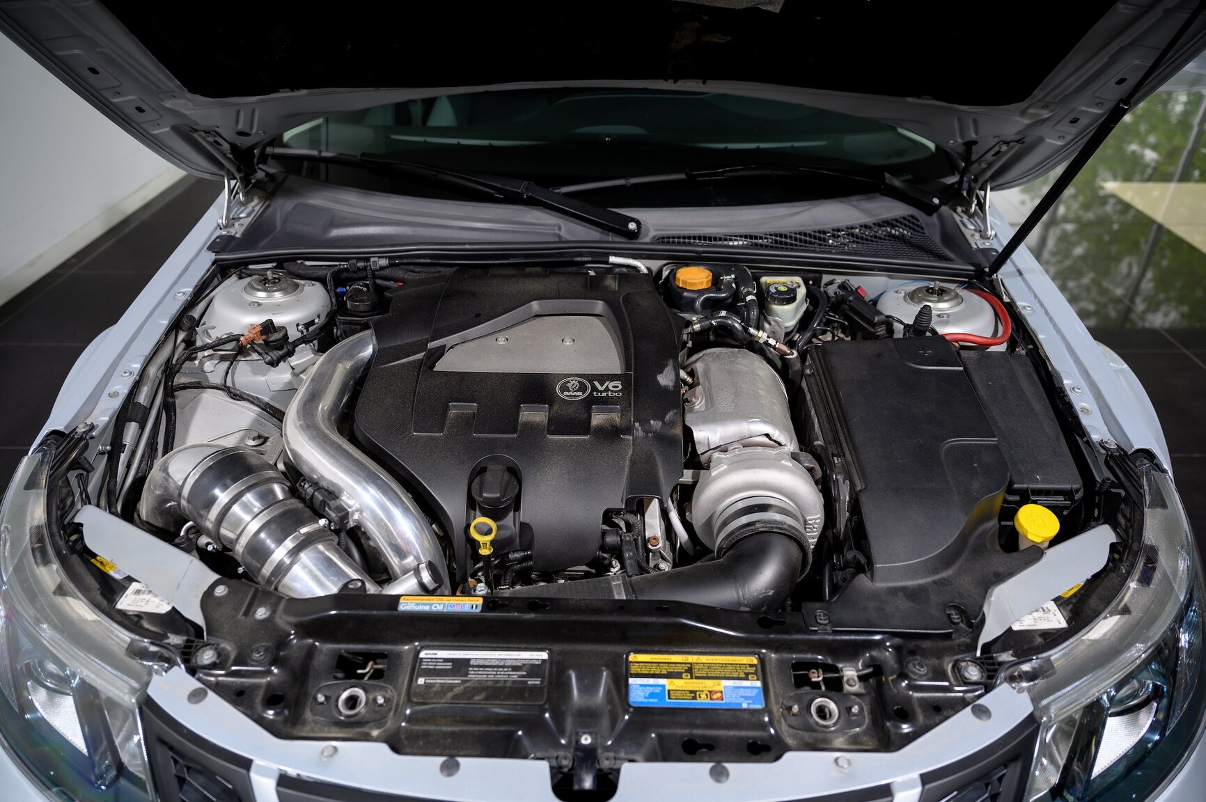 Image of 2008 SAAB 9-3 Aero SportSedan Silver Beast SFRO mechanics