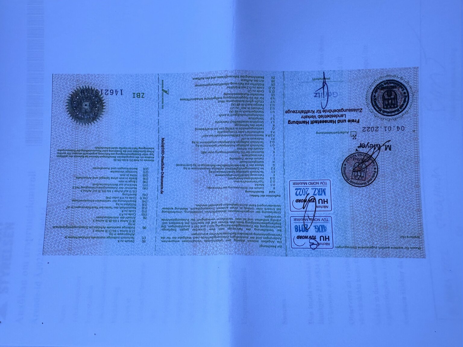 Documentation for 2003 Aston Martin DB7