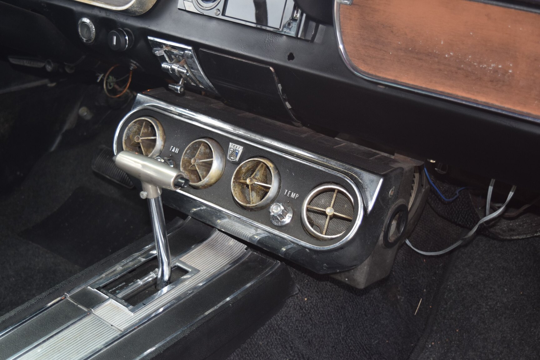 Interiörbild 1965 Ford Mustang 
