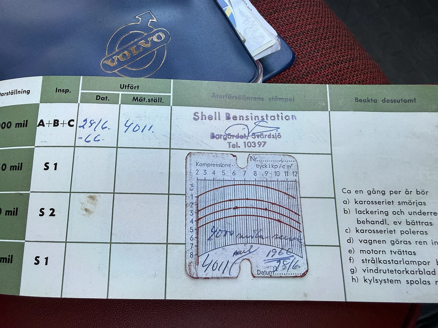 Dokumentation, 1964 Volvo Amazon (8)