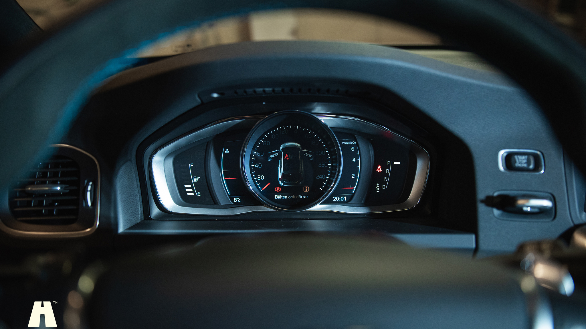 Interiörbild 2017 Volvo V60 Polestar T6