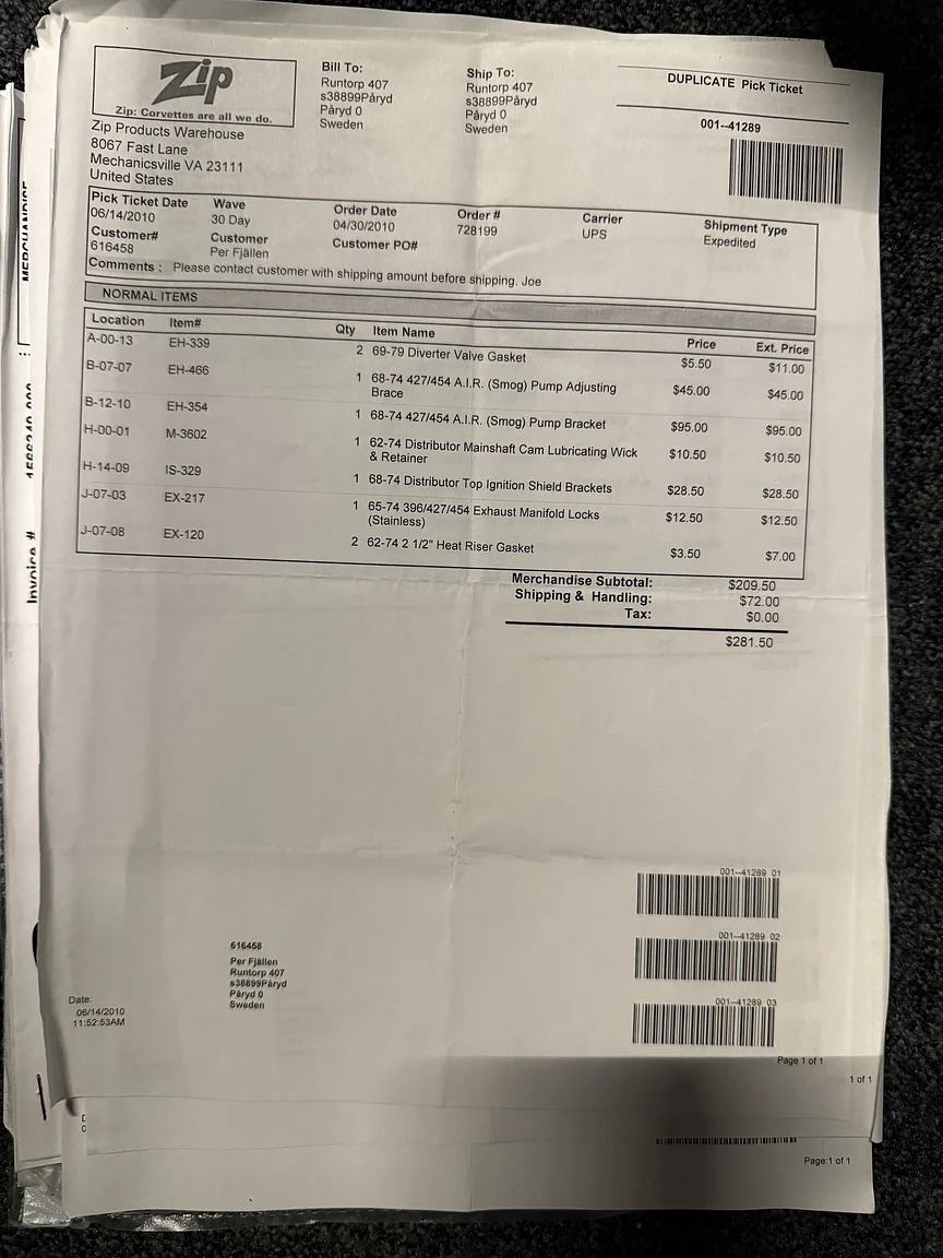 Dokumentation, 1974 Chevrolet Corvette Stingray (47)