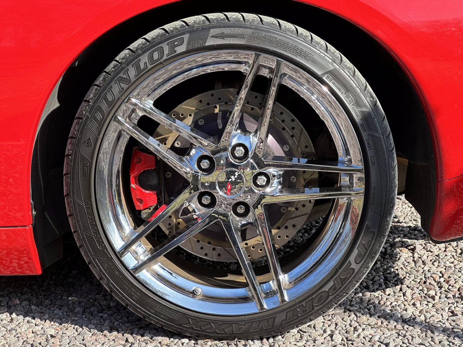 Exteriörbild på 2005 Corvette C6 Z51 Cabriolet