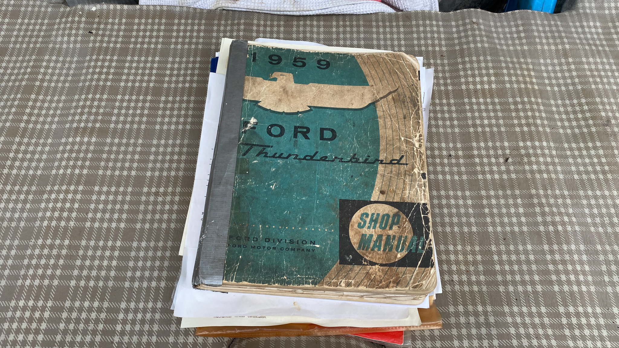 Dokumentation för 1959 Ford Thunderbird hardtop (10)