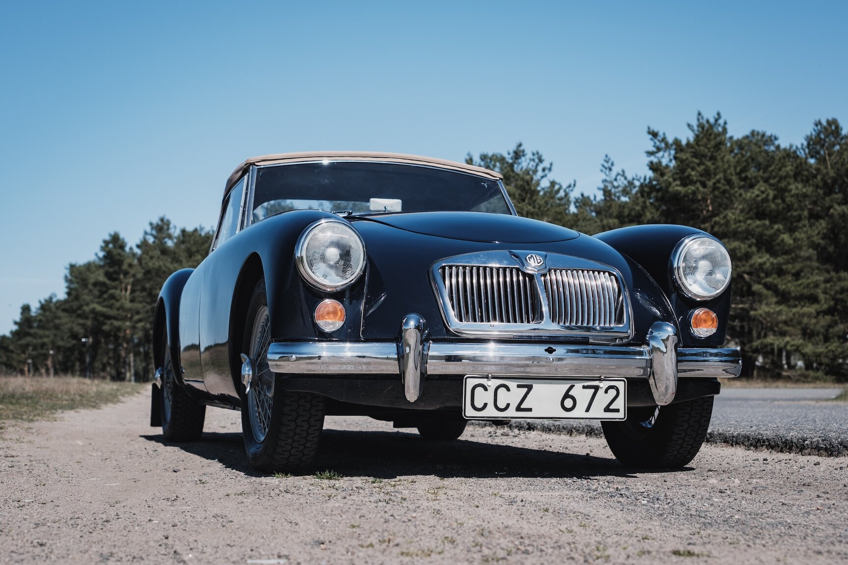 Aussenfoto 1961 MG MGA 1600 mk2
