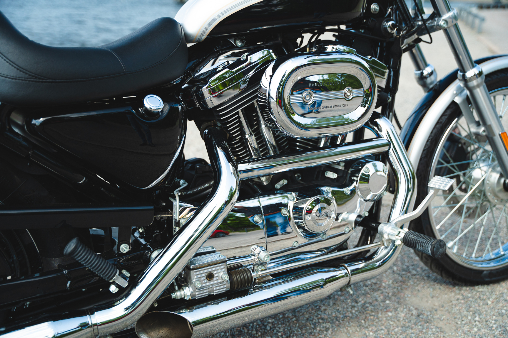 Image of 2003 Harley Davidson Sportster 1200 100th Anniversary (3) mechanics