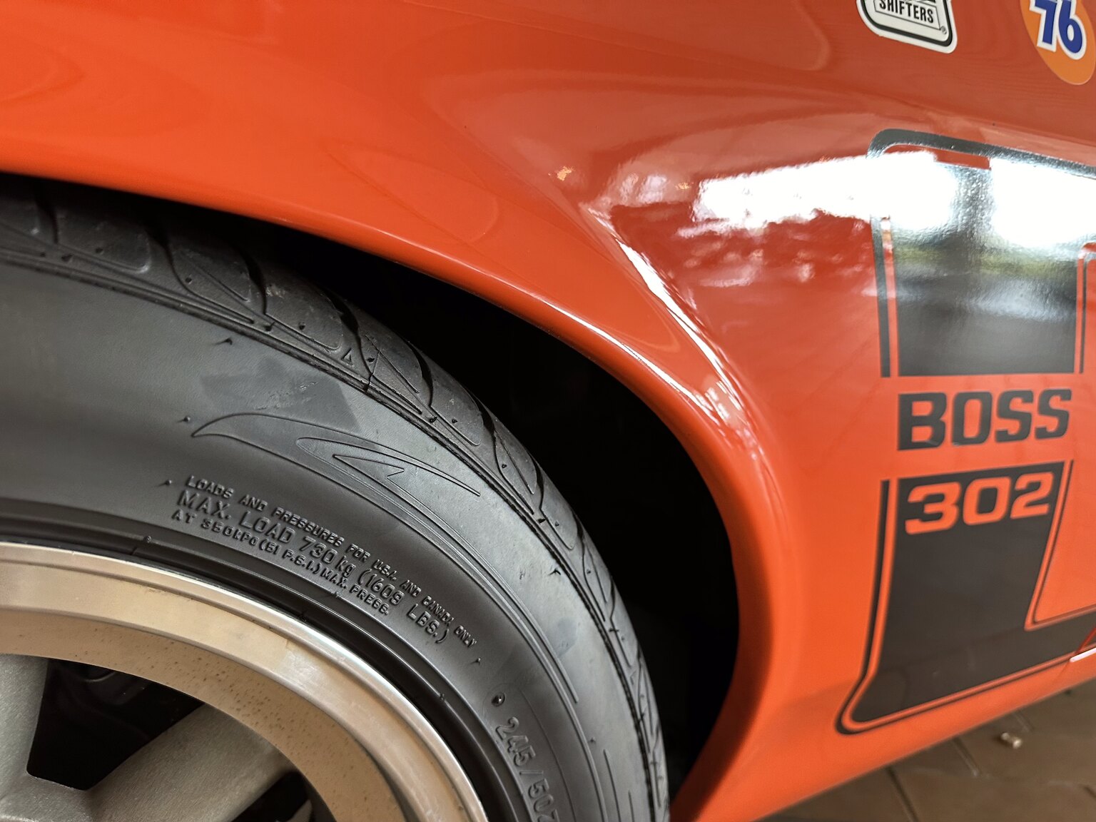 Exterior image of 1969 Ford Mustang Fastback Boss Race Car