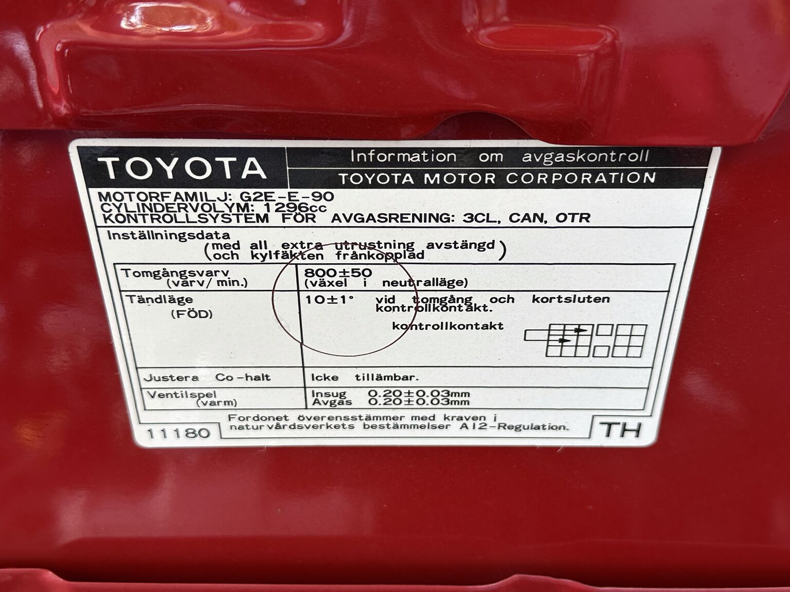 1991 Toyota Corolla 1300 XLI, Mekanik