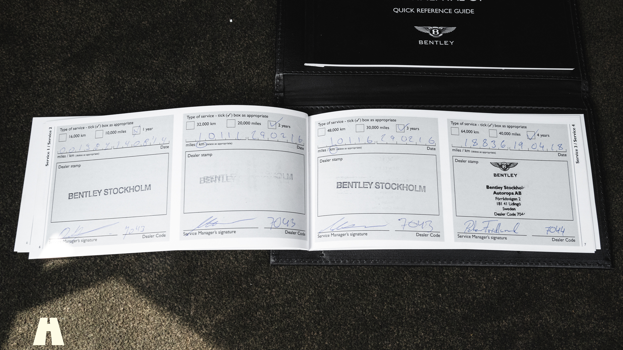 Documentation for 2013 Bentley Continental GT V8 (2)