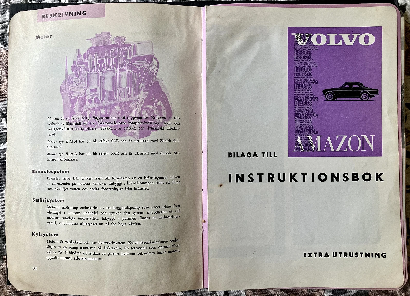 Dokumentation, 1964 Volvo Amazon 121 P130 1.8 (2)