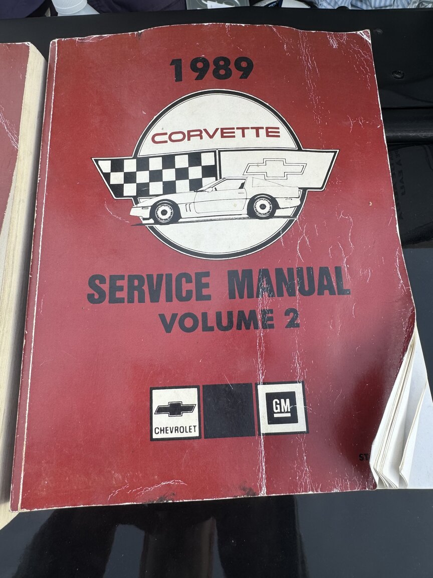 Dokumentation, 1989 Chevrolet Corvette 