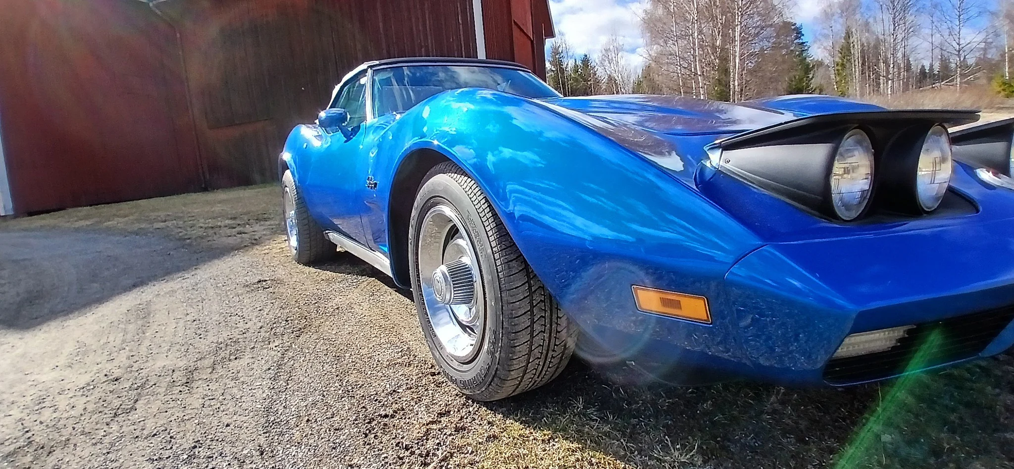 Aussenfoto 1974 Chevrolet Corvette Stingray Convertible C3 (22)