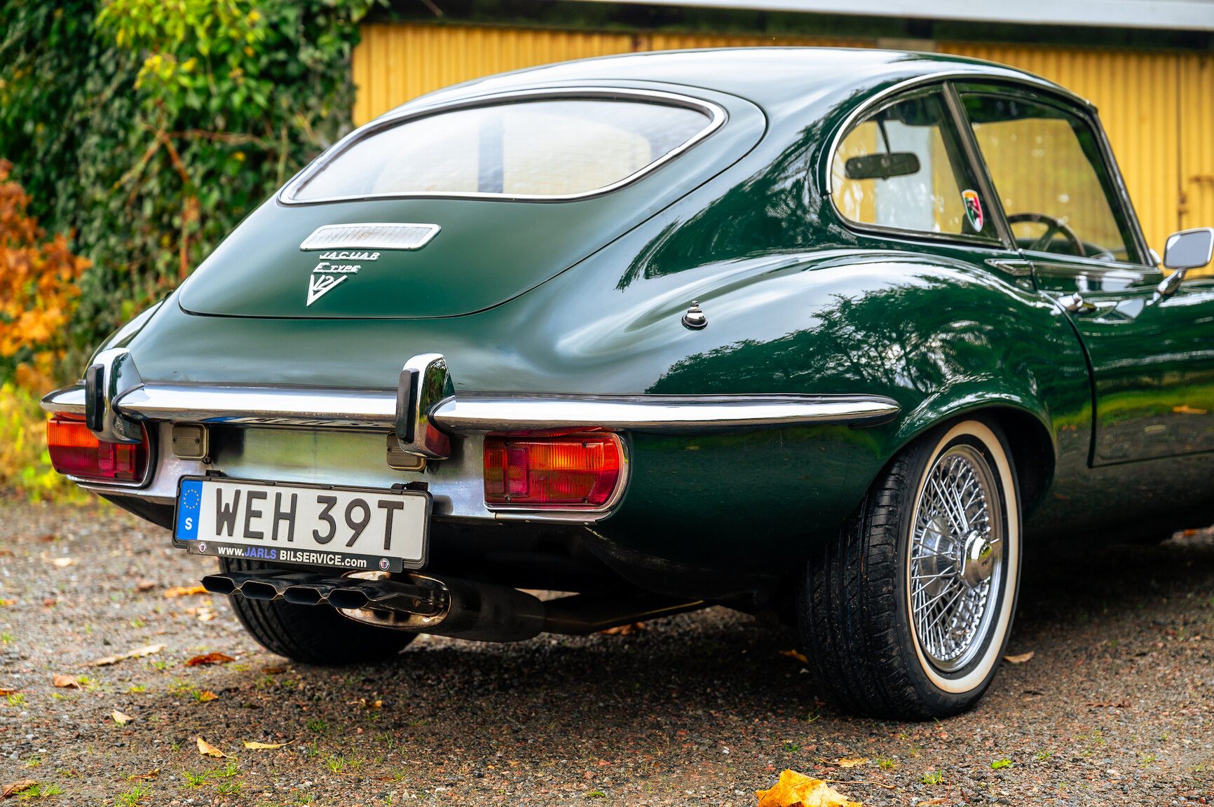 Exteriörbild på 1973 Jaguar E-Type V12
