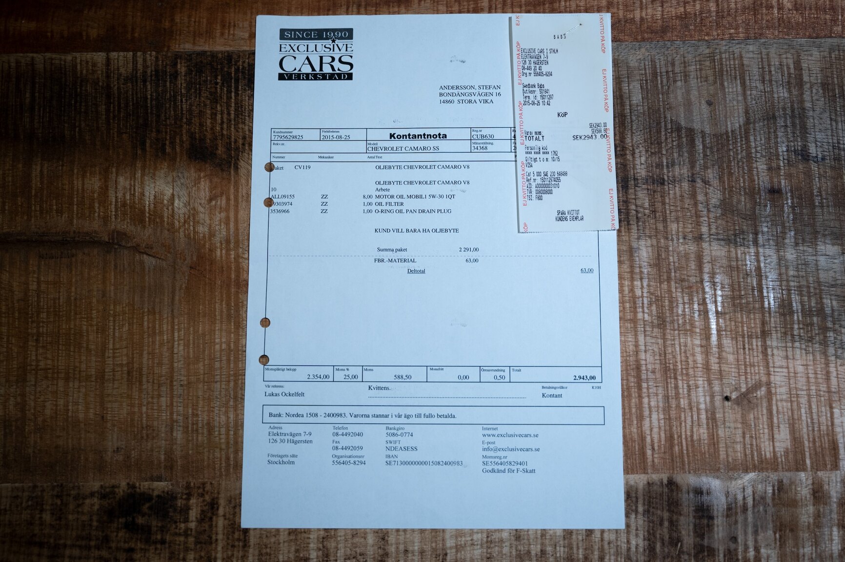 Dokumentation för 2010 Chevrolet Camaro SS (25)