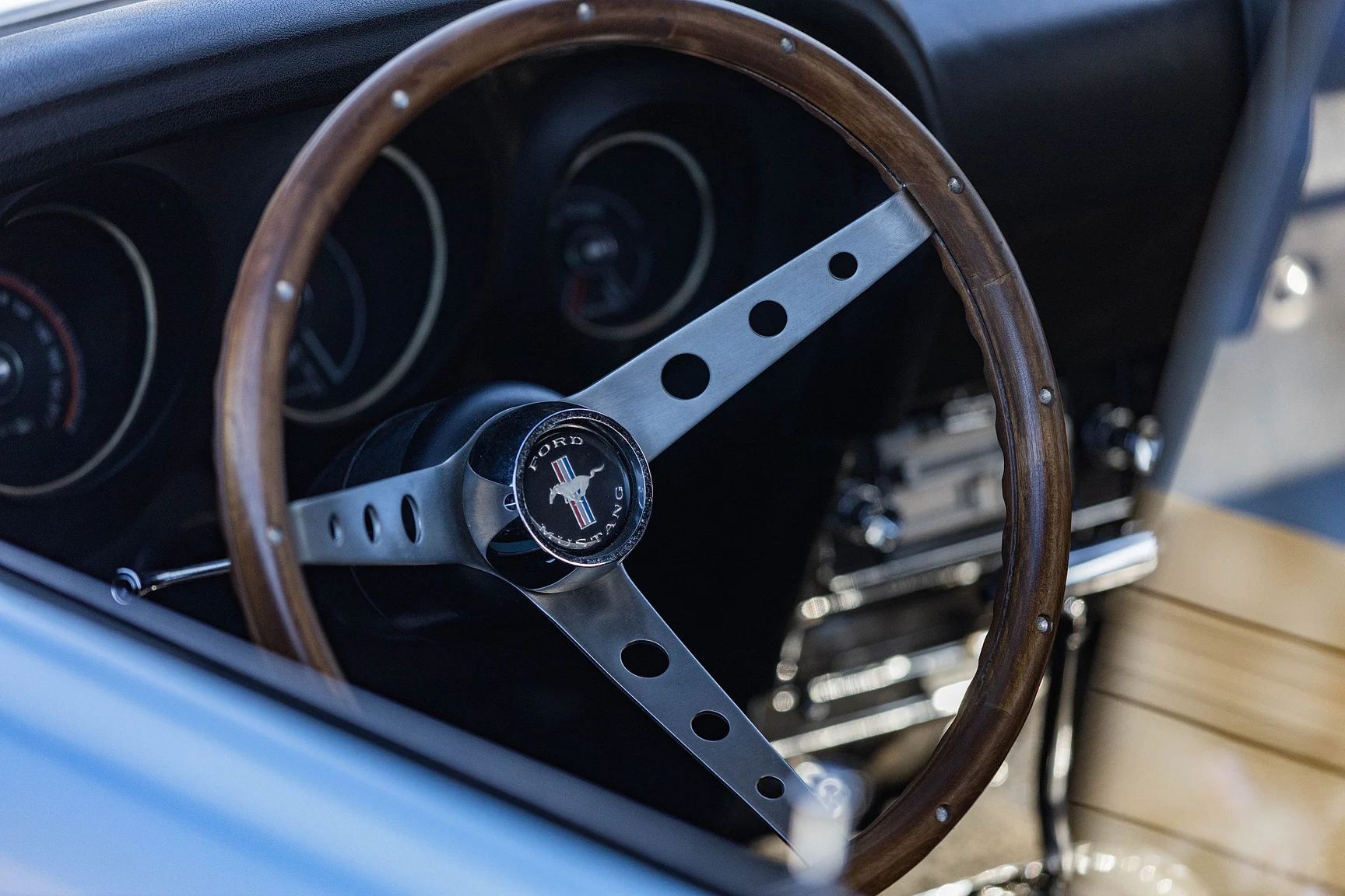 Innenraumfoto von 1969 Ford Mustang GT Cabriolet "M-code" (2)