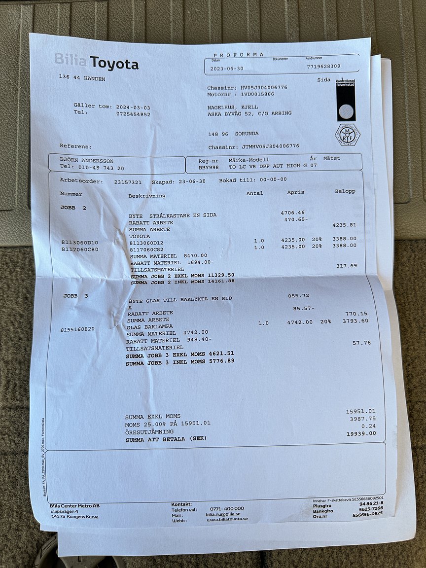 Documentation for 2008 Toyota Land Cruiser 4.5 4WD V8