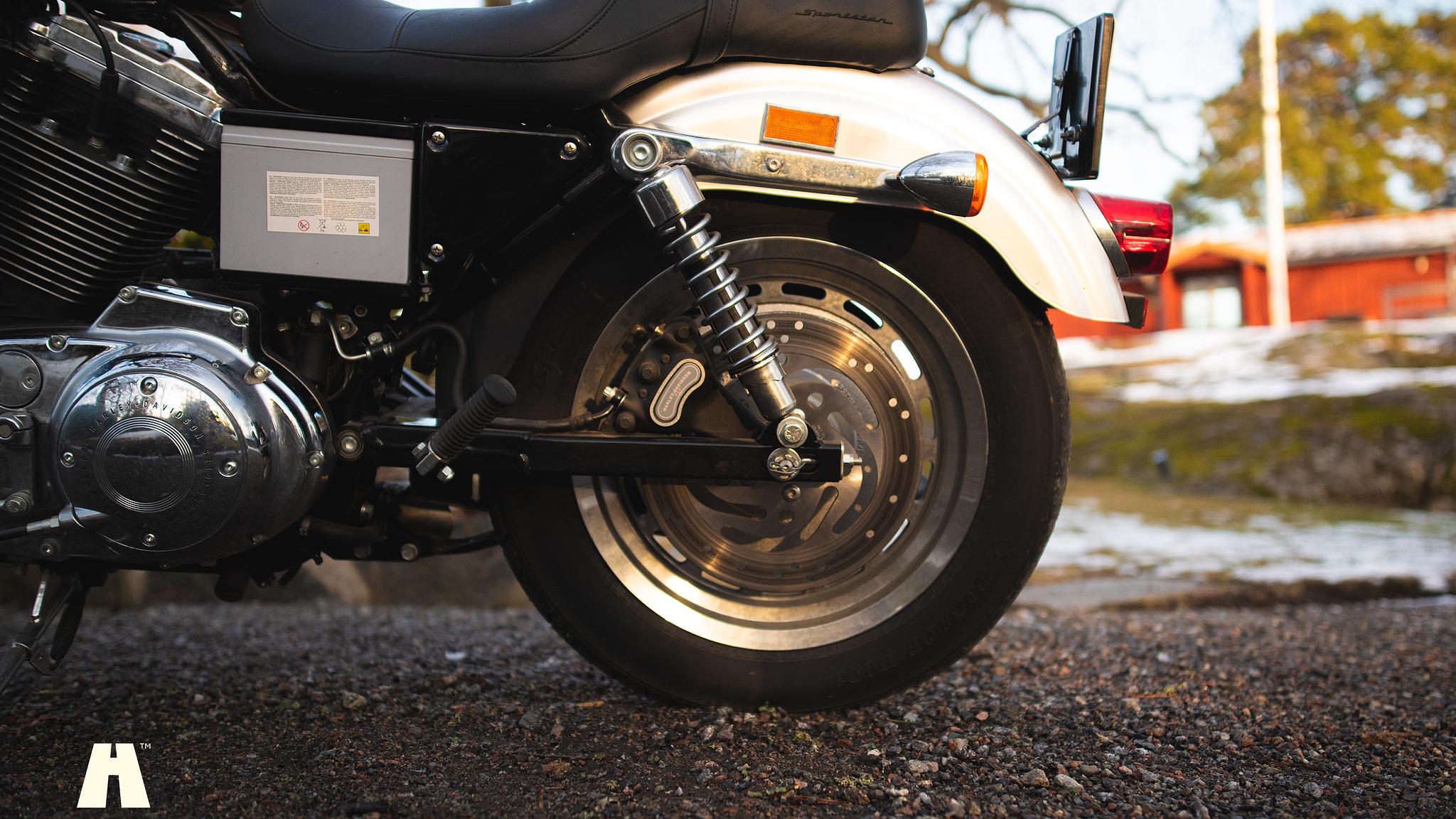 Exterior image of 2003 Harley Davidson Sportster 1200C 100th Anniversary Edition