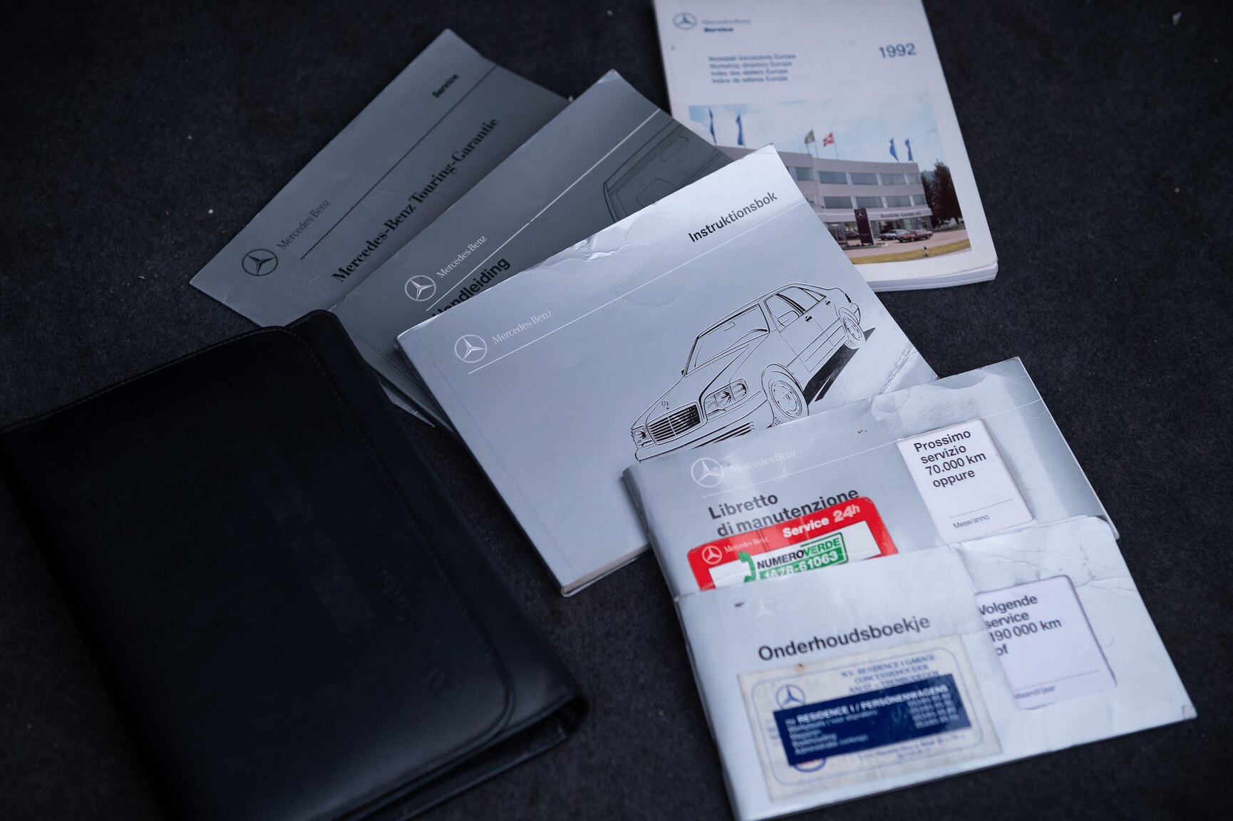 Documentation for 1992 Mercedes-Benz 500 SE