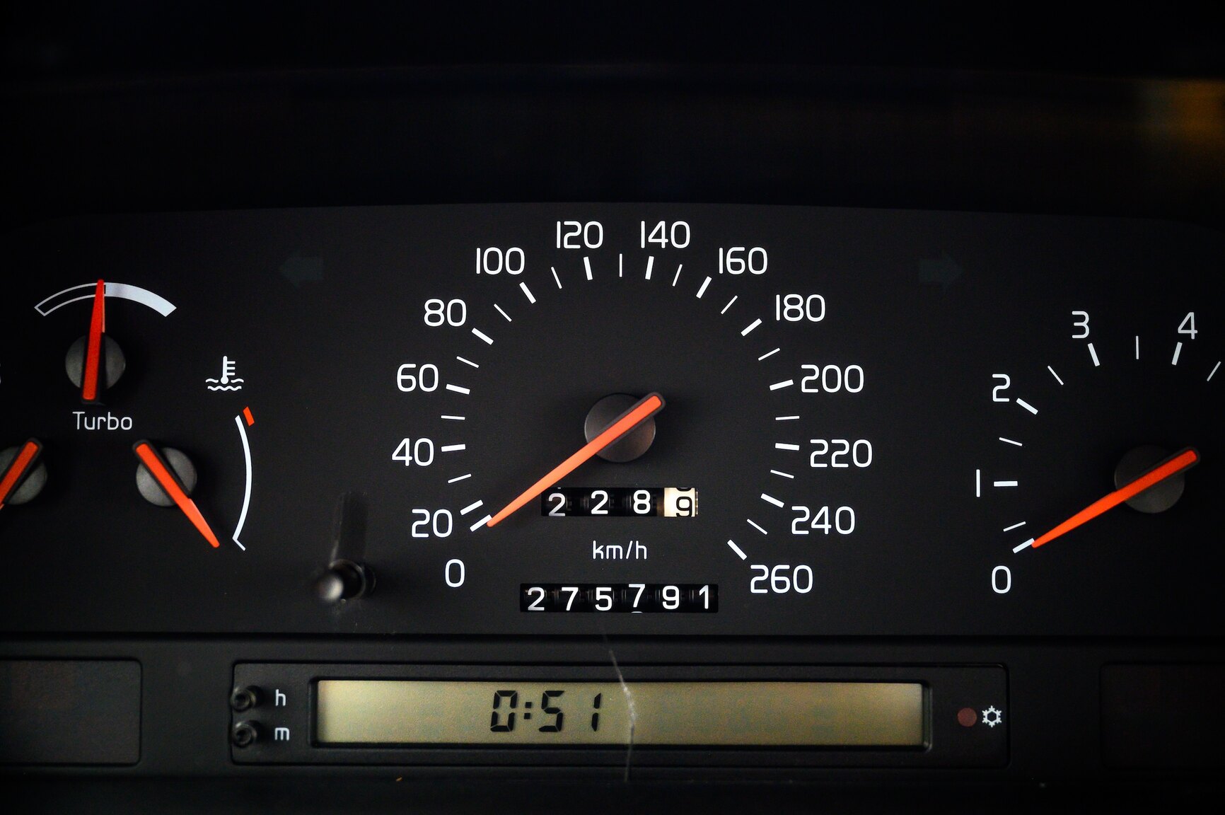Interiörbild 1996 Volvo 850 R