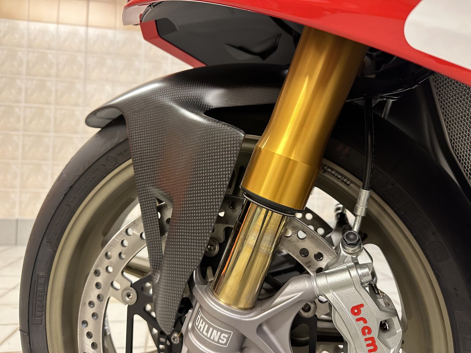 Image of 2020 Ducati Panigale V4 25° Anniversario (19) mechanics