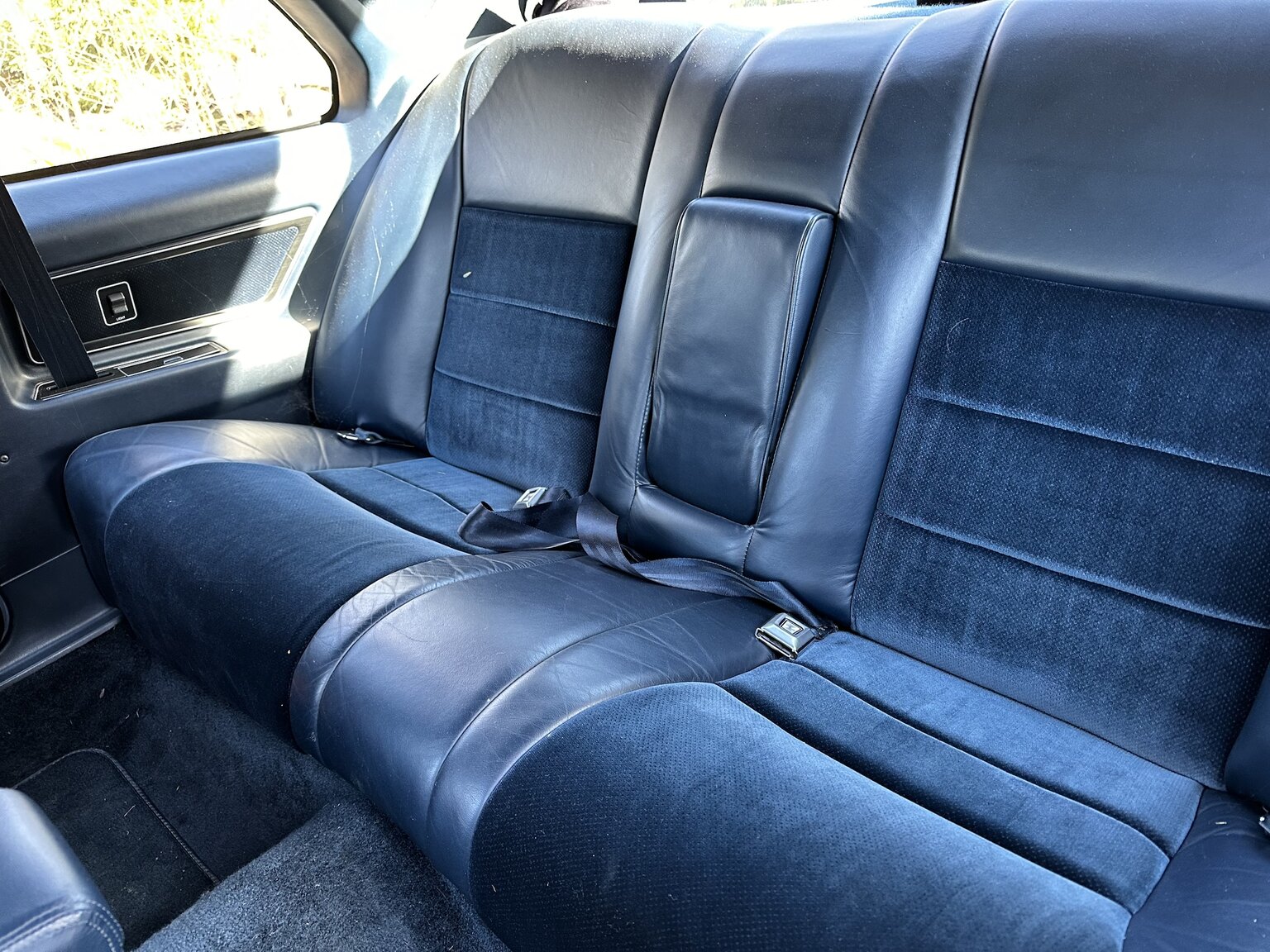 Interiörbild 1987 Lincoln Mark VII LSC