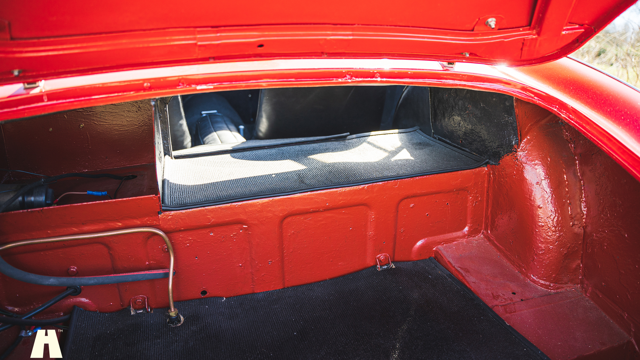 Interiörbild 1954 Austin Healey 100 BN1 (35)