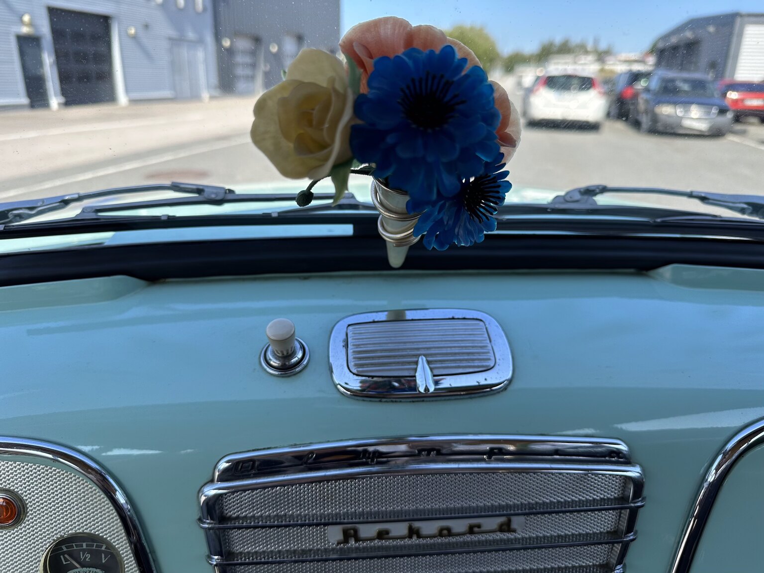 Innenraumfoto von 1956 Opel Olympia Rekord