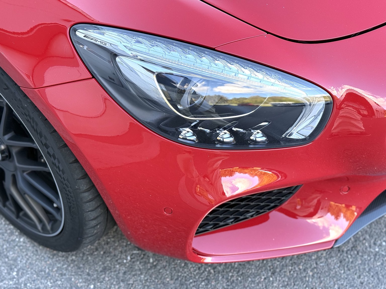 Exterior image of 2015 Mercedes-AMG GT S