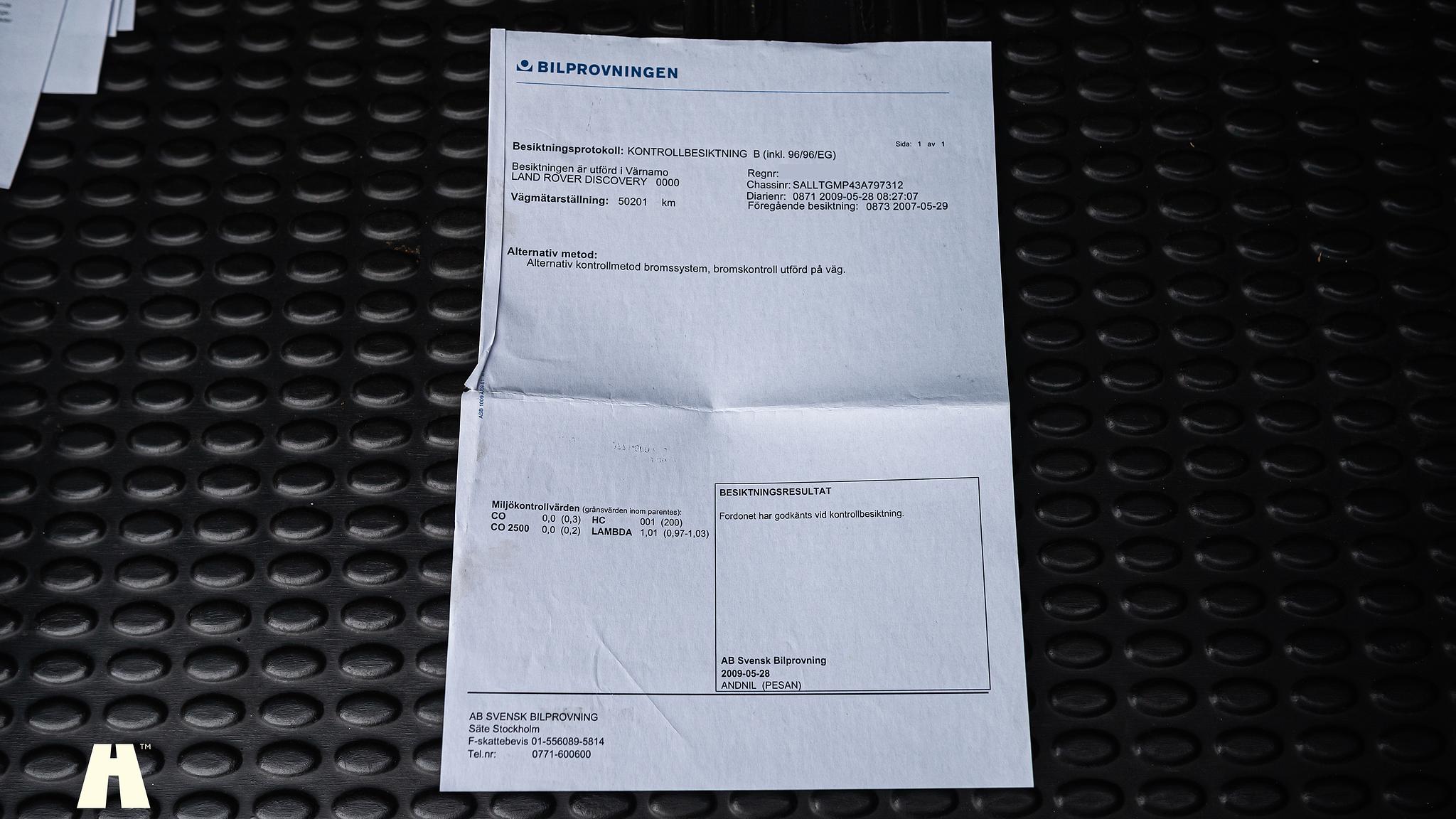 Documentation for 2003 Land Rover Discovery II, 2003