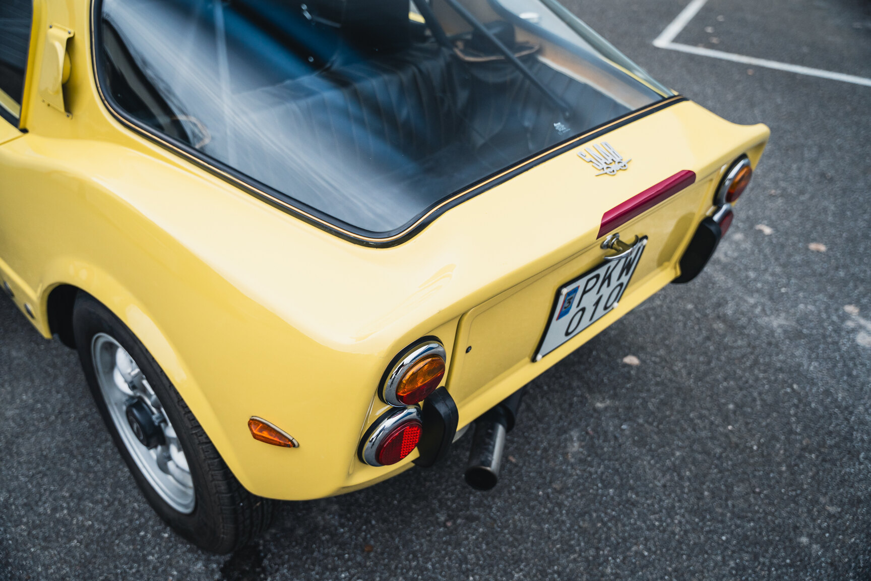 Exteriörbild på 1969 Saab Sonett II
