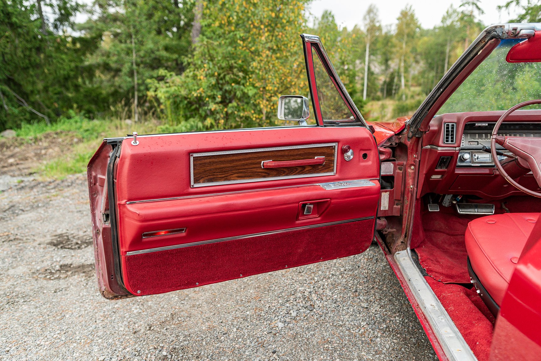 Interiörbild 1968 Cadillac DeVille Convertible