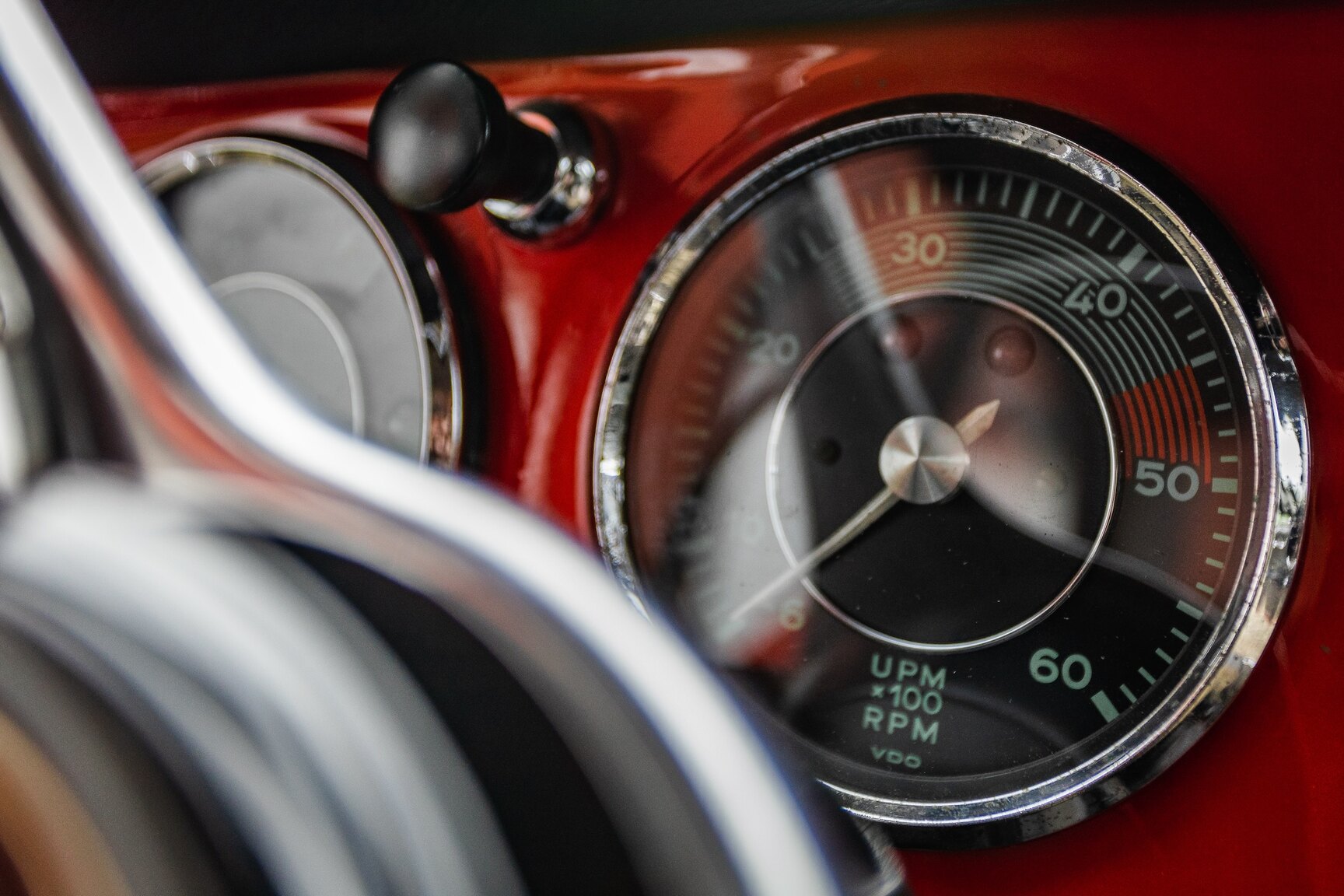 Interiörbild 1962 Porsche 356 BT6 "Notchback"