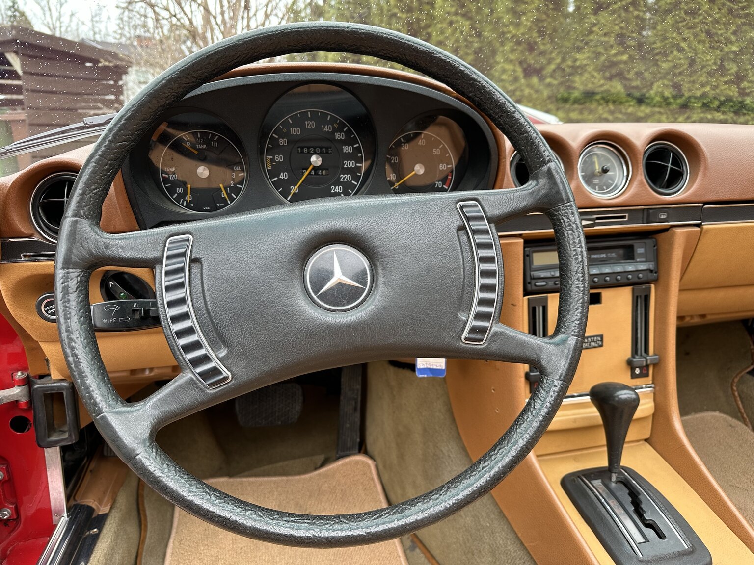 Interiörbild 1973 Mercedes-Benz 450 SL