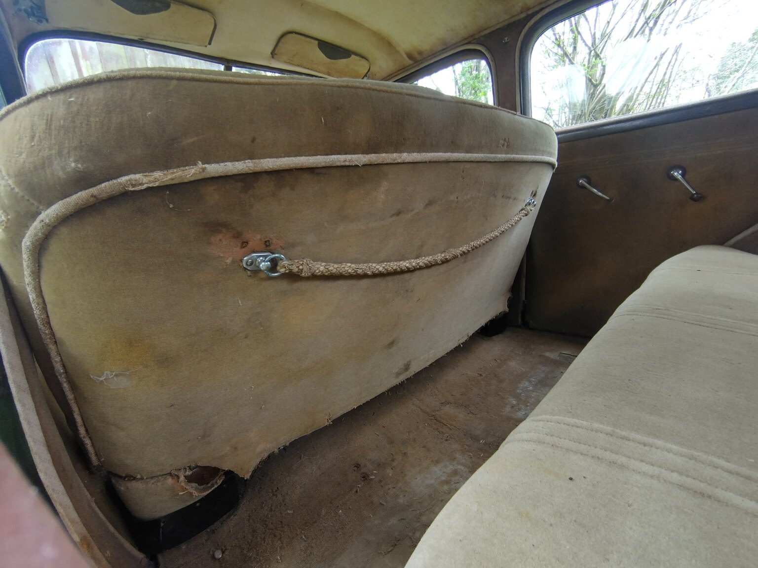 Interiörbild 1939 Chevrolet Master De Luxe Sedan Sport
